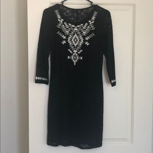 Long sleeve lace dress